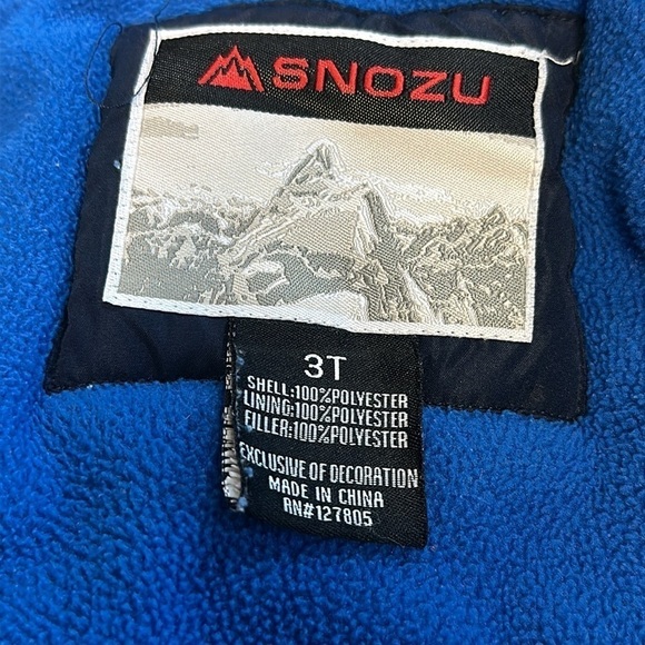 Snozu - insulated winter/ski jacket. Size 3T - Picture 5 of 9